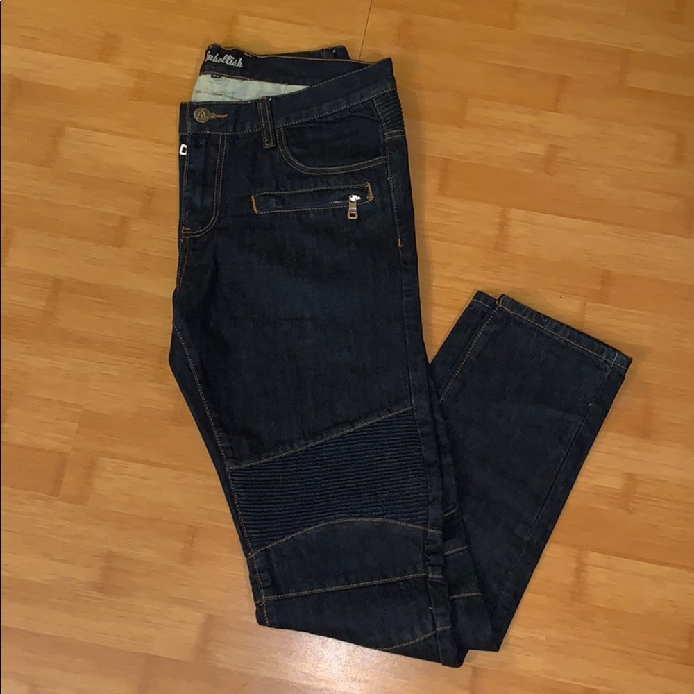 Embellish Biker Denim